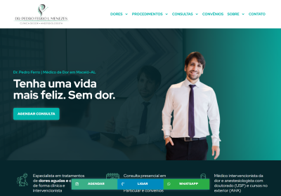 Super site médico do Dr. Pedro Ferro